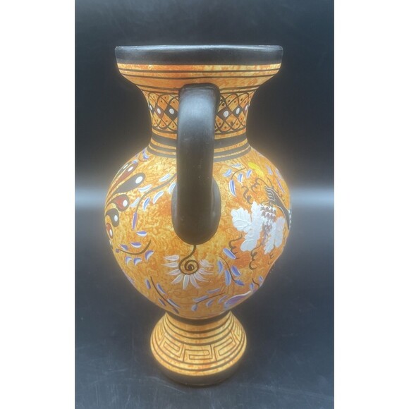 Greek Hand Made Ceramic Pottery Vase Cyprus Stavros Moeses 43 Copy Museum 990 BC - Picture 5 of 8